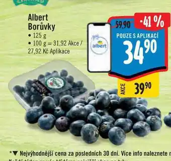 Albert Albert borůvky • 125 g nabídka