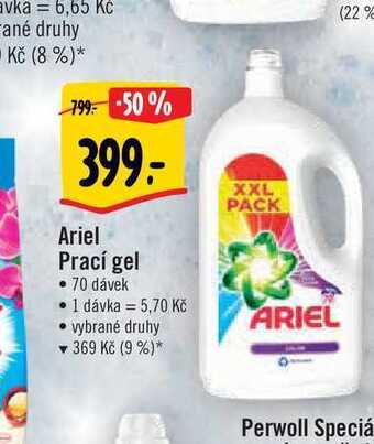 Albert Ariel prací gel 70 dávek nabídka