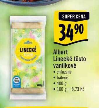 Albert Albert linecké těsto vanilkové 400 g nabídka