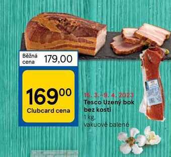 Tesco uzený bok bez kosti 1 kg
