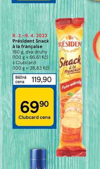 Tesco Président snack à la française 180 g nabídka