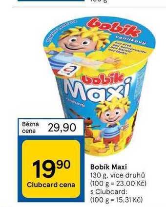 Tesco Bobík maxi 130 g nabídka