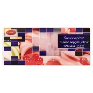 Tesco Le & co šunka vepřová dušená nejvyšší jakosti shaved 180g nabídka