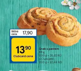 Tesco Šnek s pestem 68 g nabídka