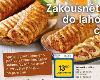 Tesco Salámová taštička 70 g nabídka