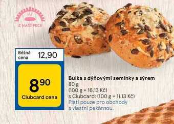 Tesco Bulka s dýňovými semínky a sýrem 80 g nabídka