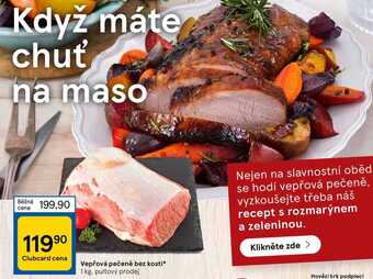 Tesco Vepřová pečeně bez kosti* 1 kg nabídka