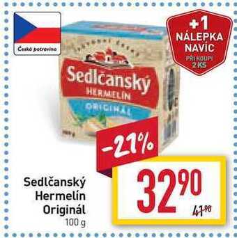 Billa Sedlčanský hermelín originál 100 g nabídka