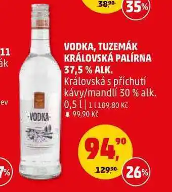 Penny Market Vodka královská palírna 37,5 % alk., 0,5 l nabídka