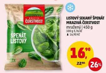 Penny Market Listový sekaný špenát mrazivá čerstvost, 450 g nabídka