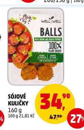 Sójové kuličky, 160 g