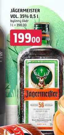 Trefa Jägermeister 0.5l nabídka