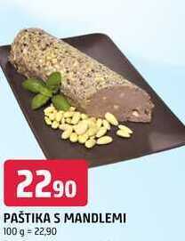 Trefa Paštika s mandlemi 100 g nabídka