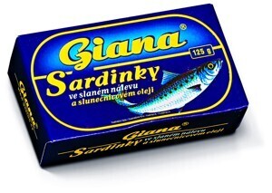 Trefa Giana sardinky 125g, vybrané druhy nabídka