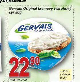 Hruška Gervais original krémový tvarohový sýr nabídka