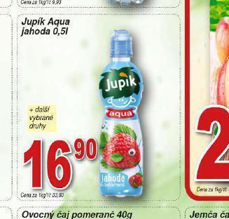 Hruška Jupík aqua jahoda nabídka