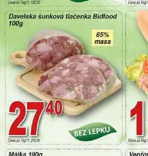 Hruška Davelská šunková tlačenka bidfood nabídka