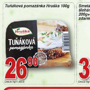 Hruška Tuňáková pomazánka hruška nabídka