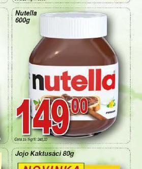 Hruška Nutella nabídka