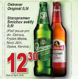Hruška Pivo staropramen smíchov nabídka