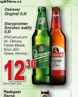 Hruška Pivo ostravar originál nabídka