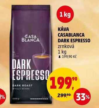 Penny Market Káva casablanca dark espresso zrnková, 1 kg nabídka