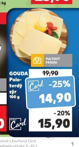Kaufland Gouda nabídka