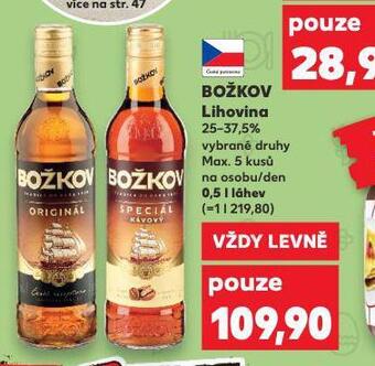 Kaufland Božkov nabídka