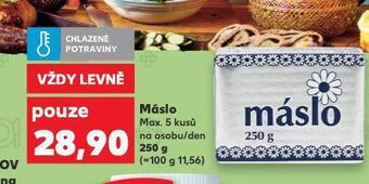 Kaufland Máslo nabídka