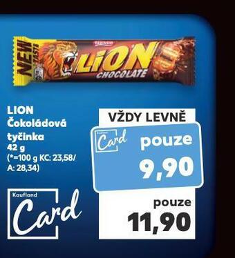 Kaufland Lion čokoládová tyčinka nabídka