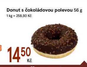 Donut s čokoládovou polevou 56 g