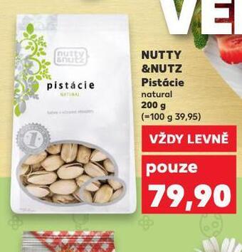 Kaufland Nutty & nutz pistácie nabídka