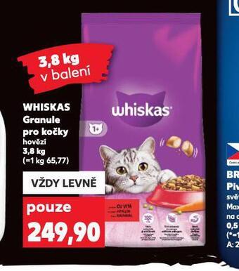 Kaufland Whiskas granule pro kočky nabídka