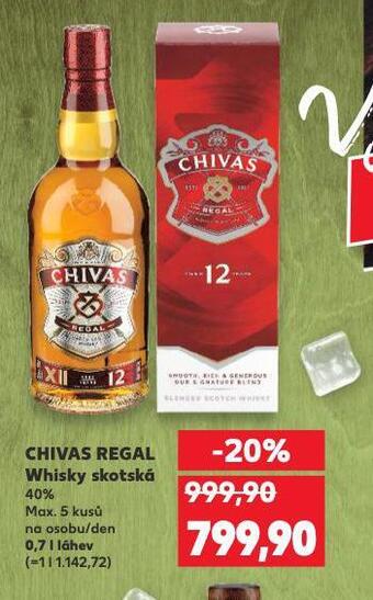 Kaufland Chivas regal whisky skotská nabídka