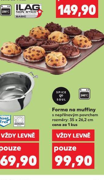 Kaufland Forma na muffiny nabídka