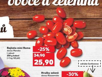 Kaufland Rajčata mini roma nabídka