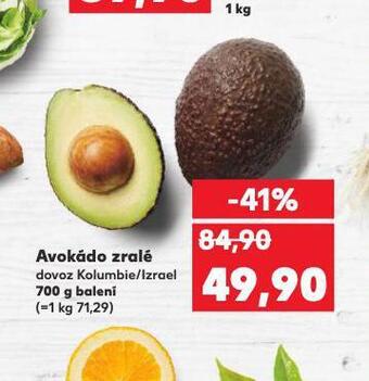 Kaufland Avokádo zralé nabídka