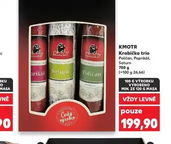 Kmotr krabička trio