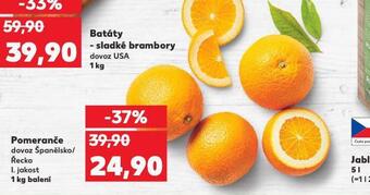Kaufland Pomeranče nabídka