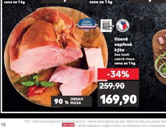 Kaufland Uzená vepřová kýta nabídka