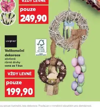 Kaufland Velikonoční dekorace nabídka