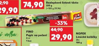 Kaufland Fino papír na pečení nabídka