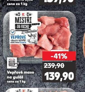 Kaufland Vepřové maso na guláš nabídka