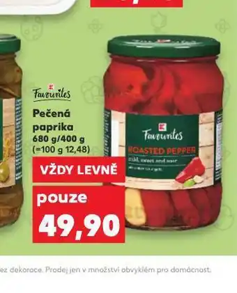 Kaufland Pečená paprika nabídka