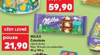 Kaufland Milka čokoláda nabídka