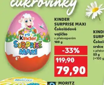 Kaufland Kinder surprise maxi nabídka