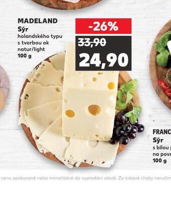 Kaufland Madeland sýr nabídka