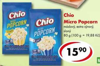 CBA Chio micro popcorn, 80 g nabídka