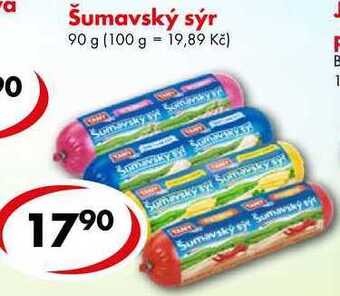 CBA Šumavský sýr, 90 g nabídka