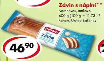 CBA Závin s náplní, 400 g nabídka